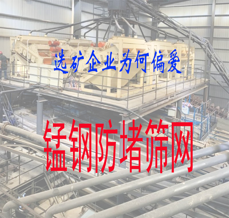 選礦企業為什麽偏愛錳鋼防堵（dǔ）篩網?